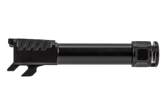 Griffin Armament ATM barrel for Smith & Wesson M&P Shield includes a micro carry comp for 1/2x28 threading